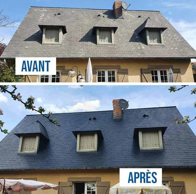 Traitement mousse toiture Rouen